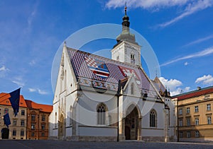 Saint Mark's Church in Zagreb Croatia