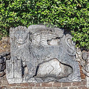 Saint Mark`s Lion Trsat Castle Rijeka