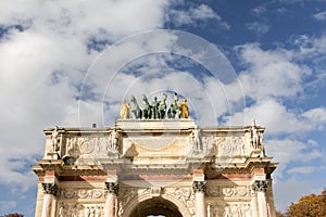 Saint Mark statues on the Arc de Triomphe du Carrousel