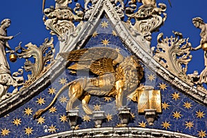 Saint Marks Basilica Golden Lion Venice