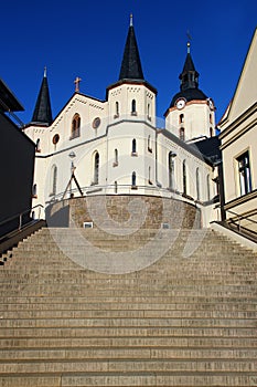 Saint Martin Church in Meerane, a town in the Zwickau district of Saxony, Germany