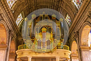 Saint-Martin church organ at Saint-Remy de Provence