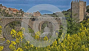 Saint Martin`s bridge, Toledo, Spain