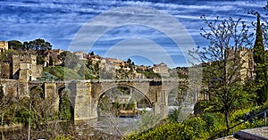 Saint Martin`s bridge, Toledo, Spain