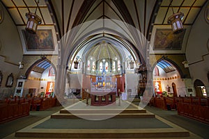 Saint Mary of the Assumption Parish Church in Brookline, Massachusetts MA, USA