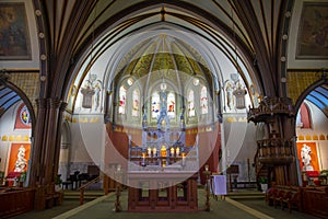 Saint Mary of the Assumption Parish Church in Brookline, Massachusetts MA, USA