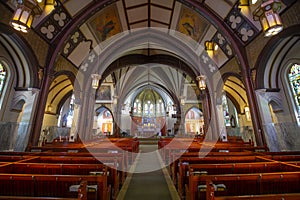 Saint Mary of the Assumption Parish Church in Brookline, Massachusetts MA, USA