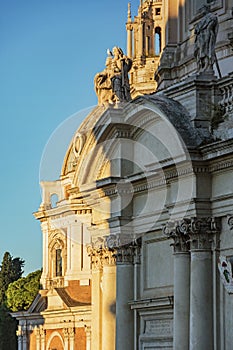 Saint Mary of Loreto church in Rome