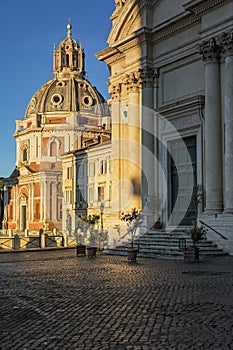 Saint Mary of Loreto church in Rome