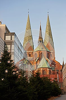 Saint Mary`s Church in lubeck