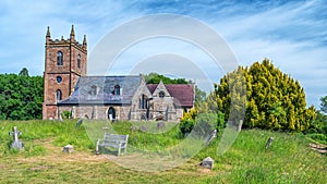 Saint Mary the Virgin Church, Hanbury, Worcestershire, England.