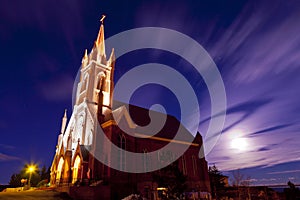 Saint Marys Church at Night photo