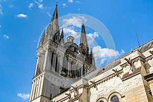 The Saint Maurice Cathedral of Angers, France