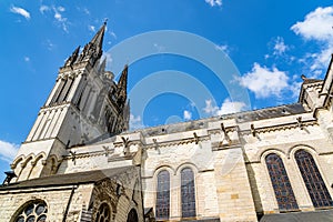 The Saint Maurice Cathedral of Angers, France