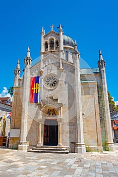 Saint. Michael Archangel Church at Belavista square in Herceg No