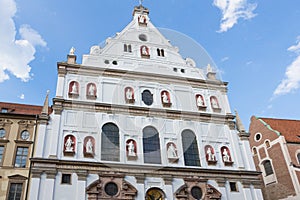 Saint Michael`s Church Exterior Munich Germany