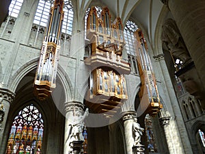 Saint Michel church organ Bruxelles