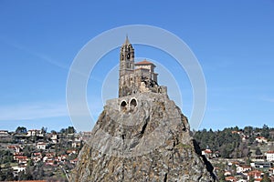 Saint Michel d`Aiguilhe Chapel, Le Puy-en-Velay, France