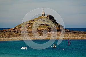 Saint-Michel Island in Erquy, France