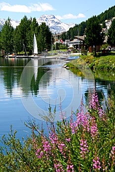 Saint Moritz lake