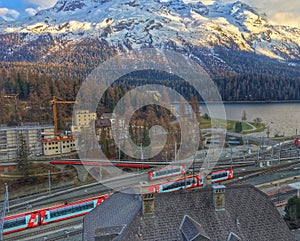 Saint Moritz landscape