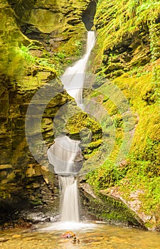 St Nectans Glenn waterfall