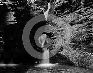 St Nectans Glenn waterfall