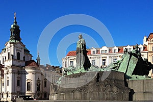 Saint nepomuk at the old town square