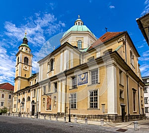 Saint Nicholas Cathedral of Ljubljana, Slovenia