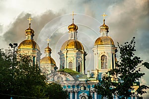 Saint Nicholas' Cathedral, Nikolsky sobor in Saint Petersburg