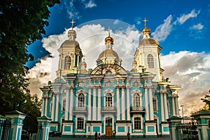 Saint Nicholas' Cathedral, Nikolsky sobor in Saint Petersburg