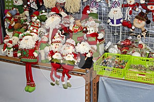 Saint Nicholas Christmas dolls in Hongkong, China