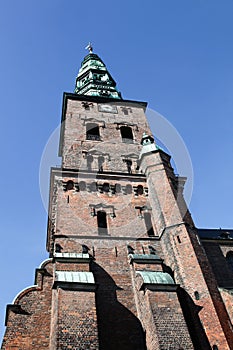 Saint Nicholas church called Nikolaj Kirke in danish language in Copenhagen,