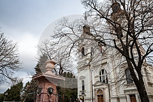 Saint Nicholas Church, or Crkva Svetog Nikole, a baroque serbian orthodox church of Sremski Karlovci, Voivodina, near Novi Sad