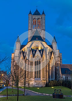 Saint Nicholas` Church in Ghent