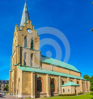 Saint Nicholas church in Swedish town Halmstad