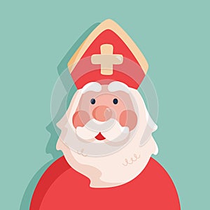 Saint Nicholas or Sinterklaas vector