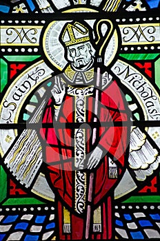 Saint Nicholas Stained Glass Window