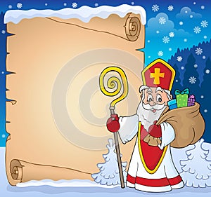 Saint Nicholas topic parchment 8