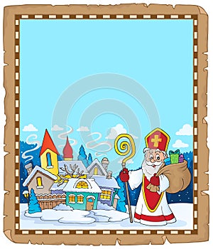 Saint Nicholas topic parchment 9