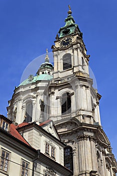 The Saint Nicolas church, Prague, Czech Republic