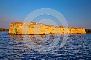 Saint Nikola fortres in Sibenik bay entrance