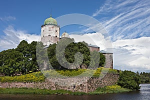 Saint Olaf tower in Vyborg
