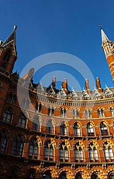 The Saint Pancras `s Station, London.