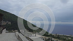 Saint Panteleimon monastery, the main church, Mount Athos, Greece