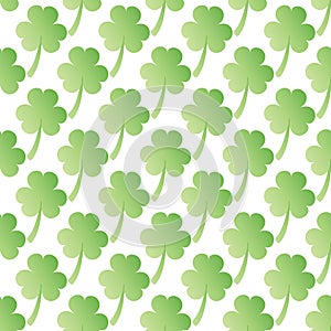 Saint patrick`s day background. Vector floral design card. Celebration & party. Beautiful vector seamless pattern. Irish green