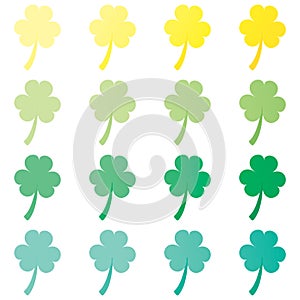 Saint patrick`s day background. Vector floral design card. Celebration & party. Beautiful vector seamless pattern. Irish green