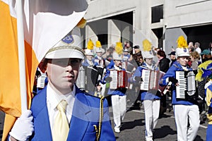 Saint Patrick's day parade in london