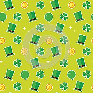 Saint Patricks Day Pattern Background