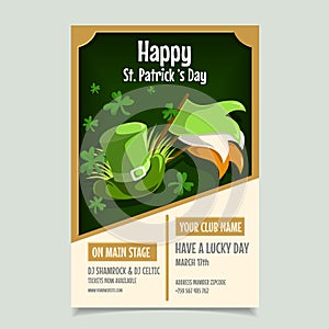 Saint Patrick s Day Poster, Brochure, Holiday Invitation.